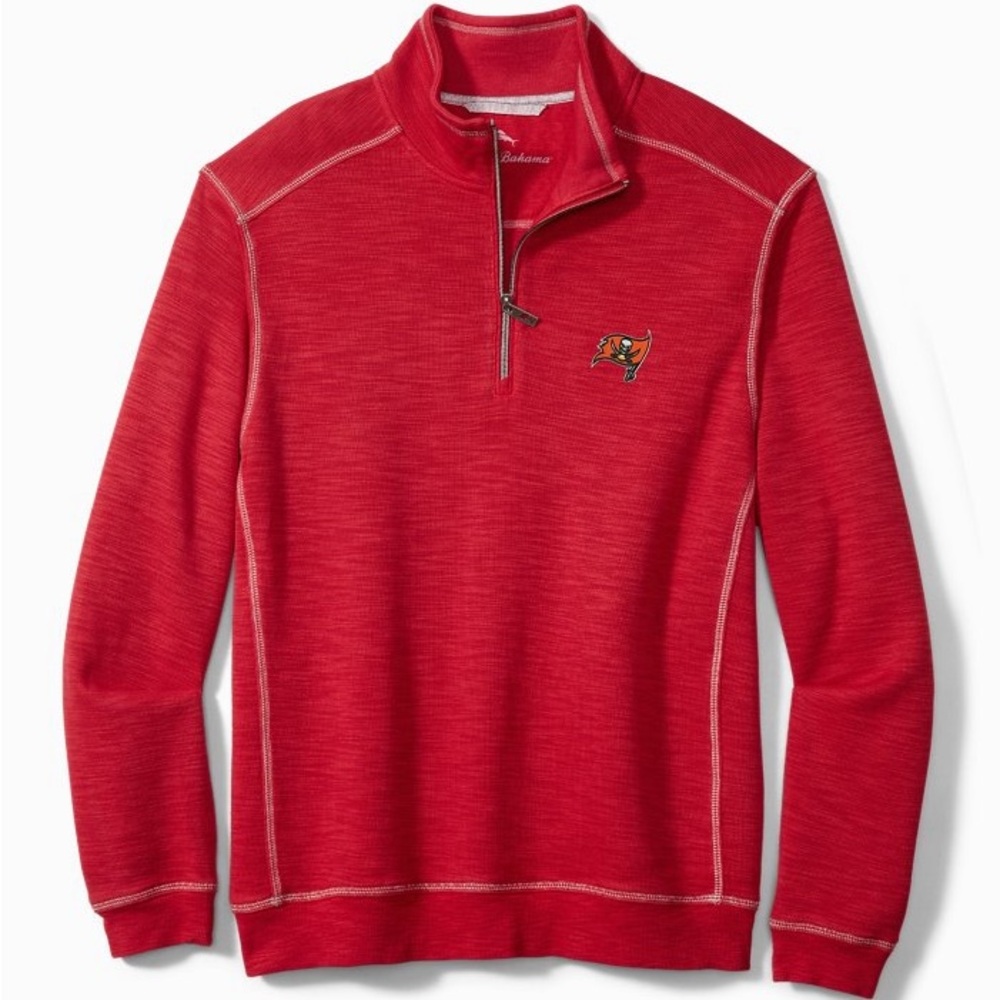 🏈BUCS Fans Official NFL TampaBay BUCS Tommy Bahama pullover NEW/tags Never worn.